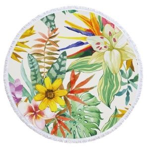 NWT BIRD OF PARADISE MICROFIBER BEACH TOWEL